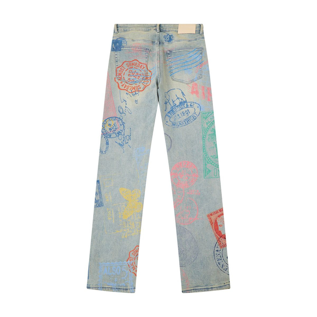 Almost Someday Postcard Denim