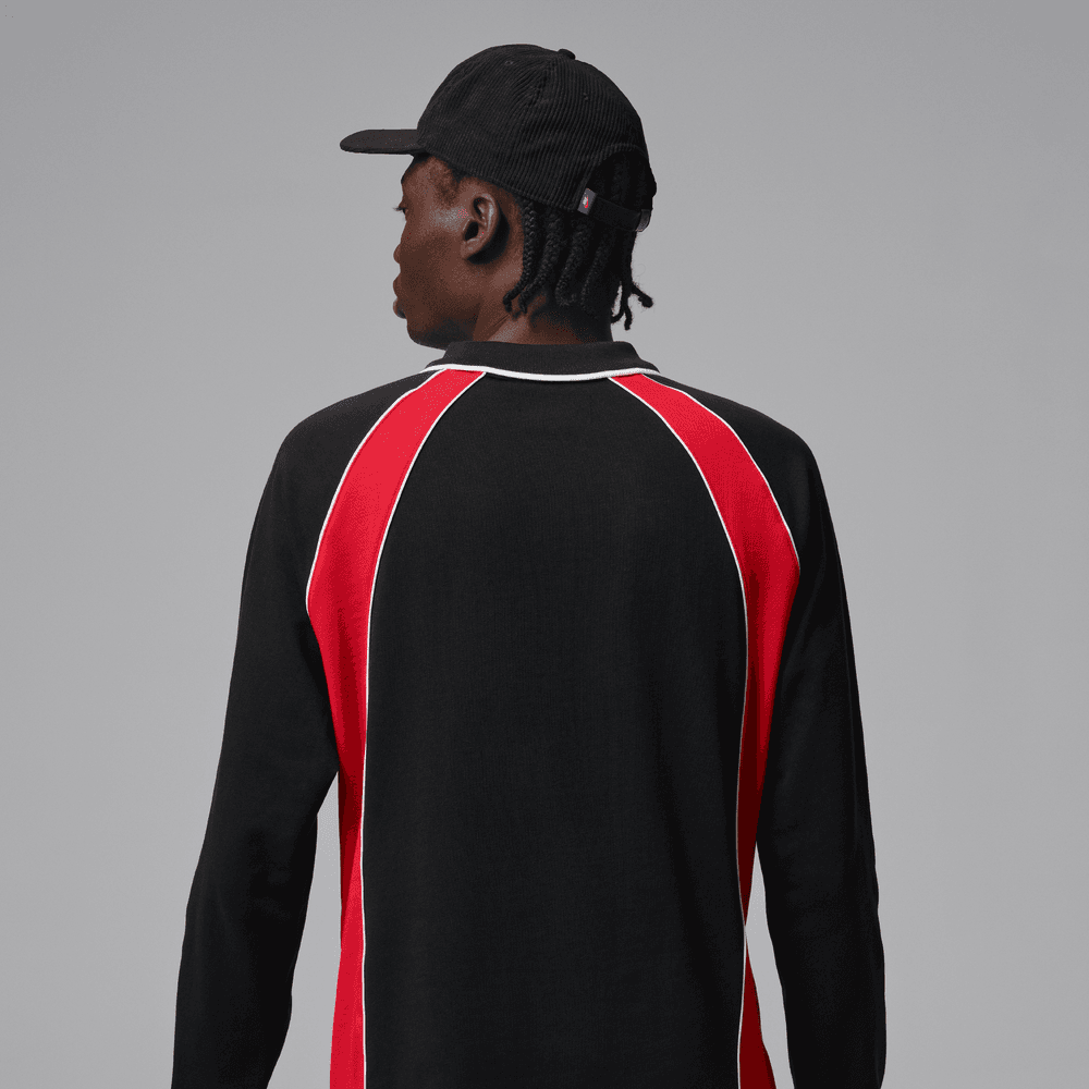 Air Jordan Flight Long-Sleeve Polo Jersey