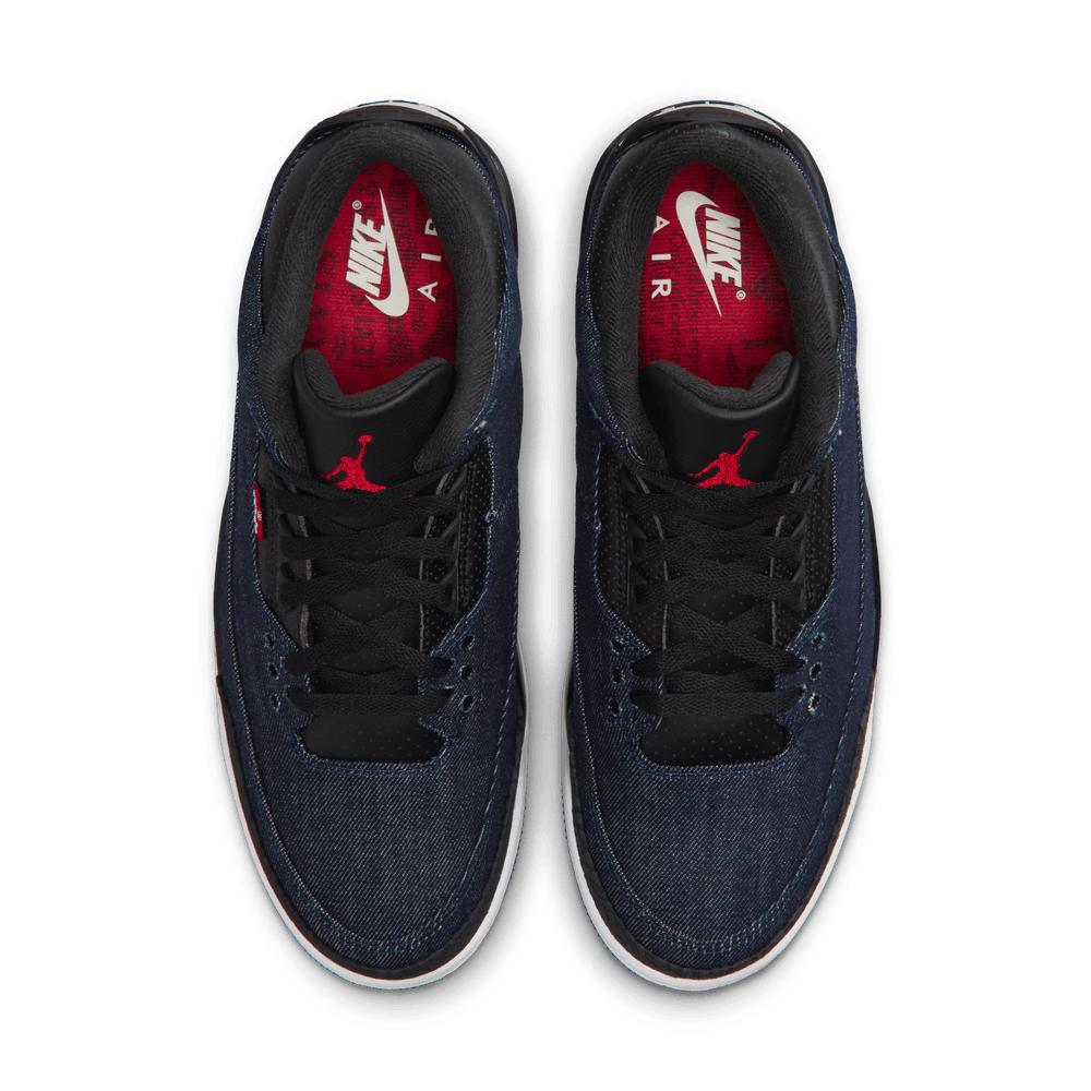 Air Jordan 3 x Levi's® "Indigo and Gym Red"