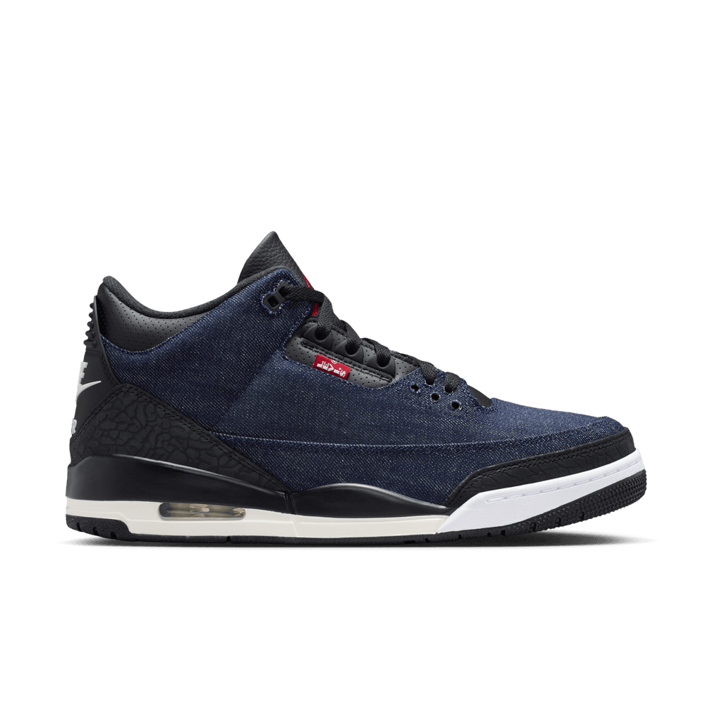 Air Jordan 3 x Levi's® "Indigo and Gym Red"