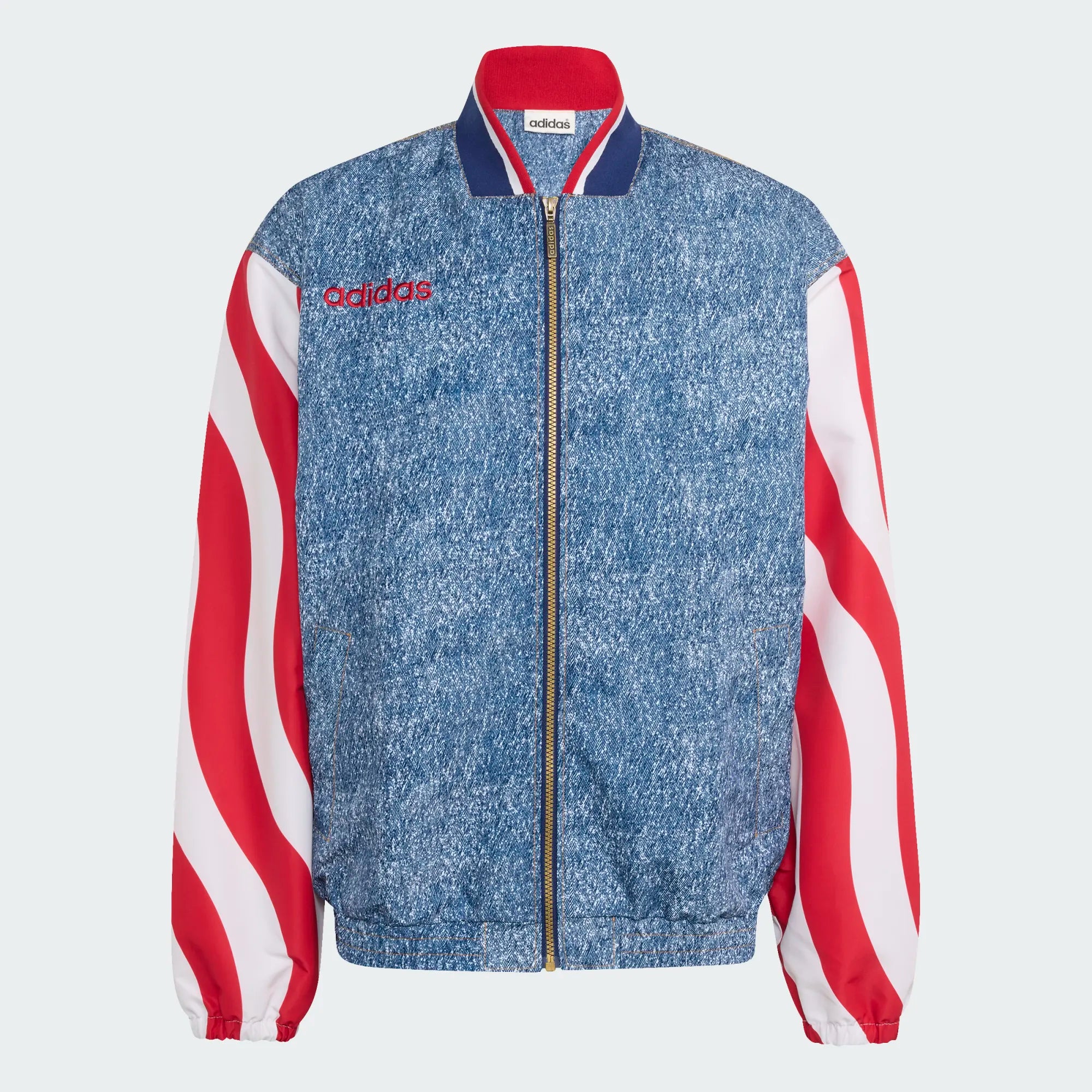 Adidas Denim Graphic Track Top