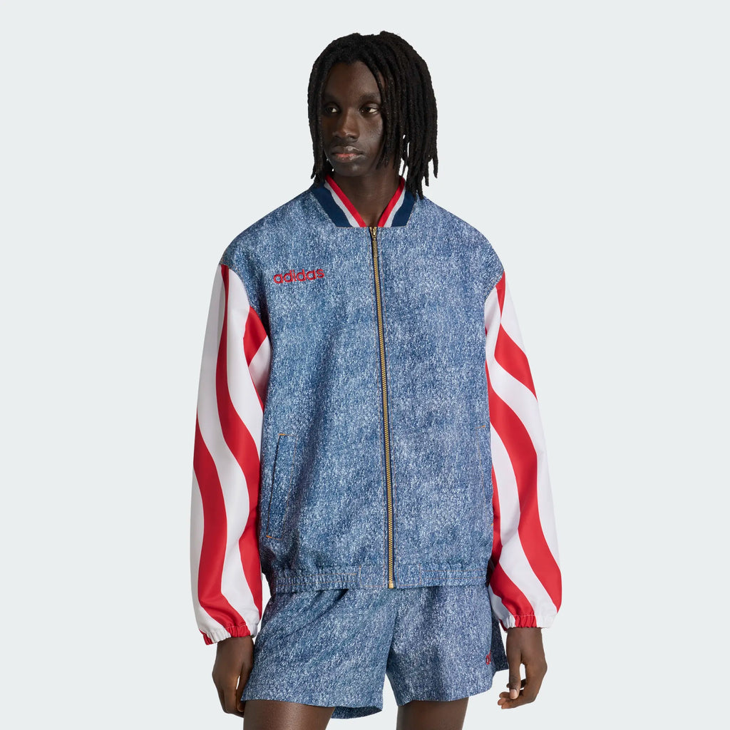 Adidas Denim Graphic Track Top