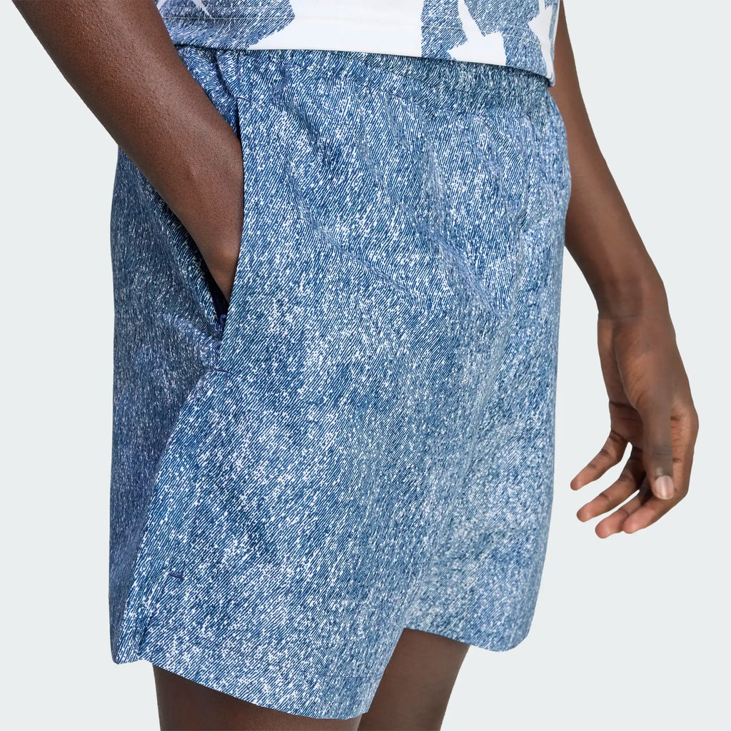 Adidas Denim Graphic Shorts
