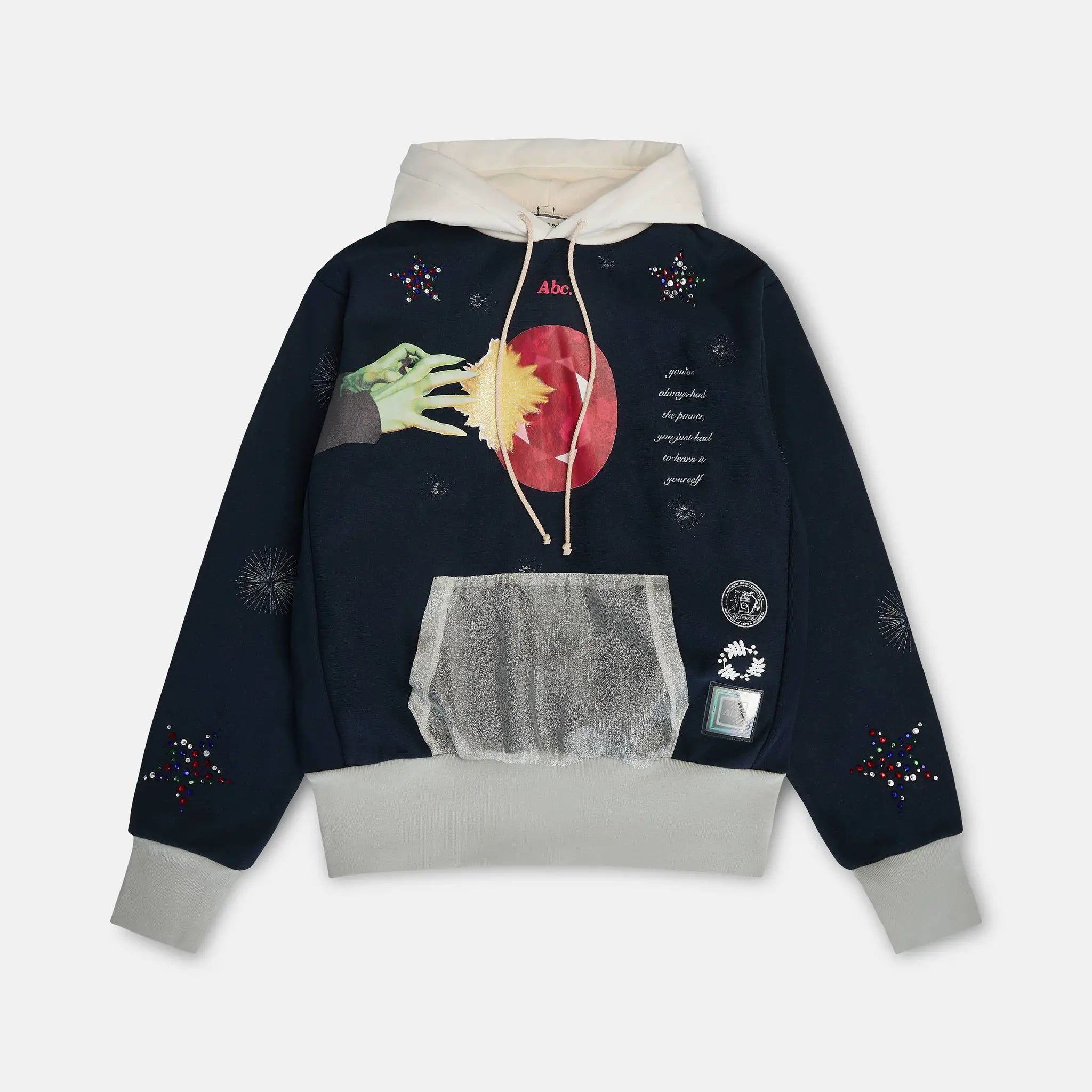 Abc. Birthstone Hooded Sweatshirt 'Navy'