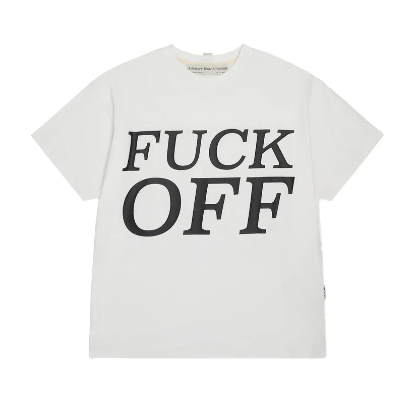 Abc. Fuck Off Tee 'White'