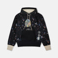 Abc. Birthstone Hooded Sweatshirt 'Space Print'